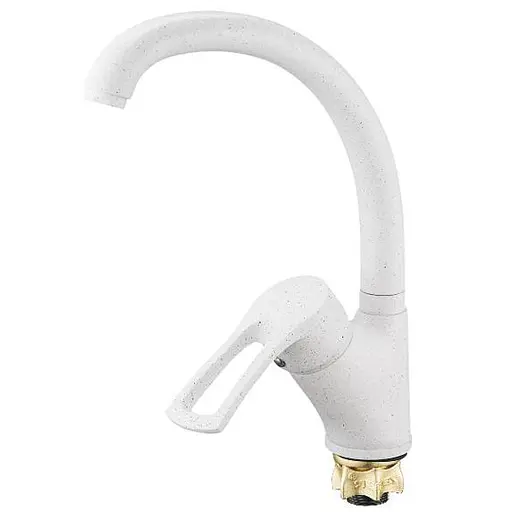 Змішувач для кухні Troya DYU4-A181 одноважільний білий 30412 - фото 2