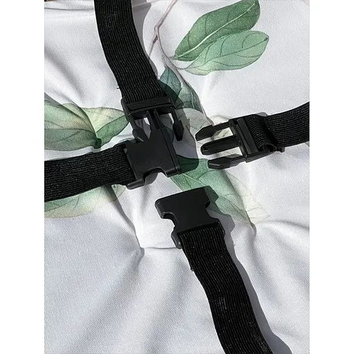 Водоотталкивающая подушка для стула с 3D принтом Яблоневый цвет 40х40 см белая 8 шт. - фото 7