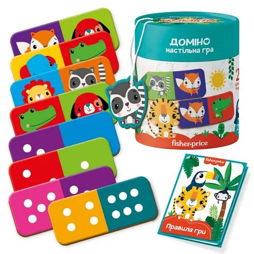 Настольная игра "Домино" VT2910-03 Vladi Toys, в тубусе (4820234763320) - фото 2