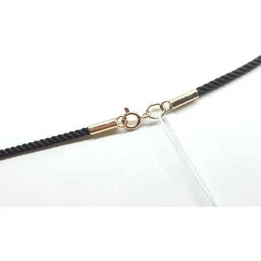 Ювелірний шнурок з текстилю Tango з золотими вставками. 950058 60 - фото 2