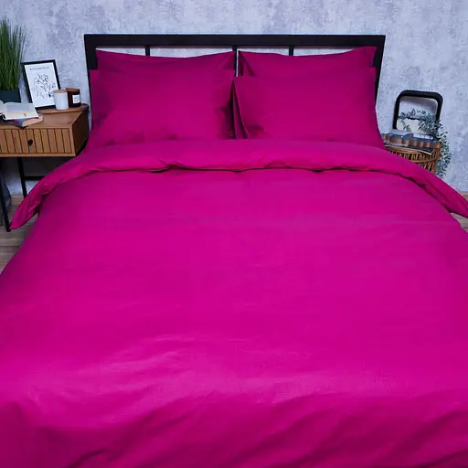 Комплект постільної білизни Moon&Star Бязь Gold Люкс Crimson Elegance Сімейний 143х210х2 наволочки 2х70х70 - фото 7