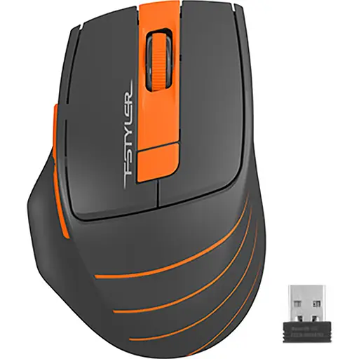Беспроводная мышь A4Tech Fstyler FG30S Wireless Black/Orange (FG30S (Orange)) - фото 1