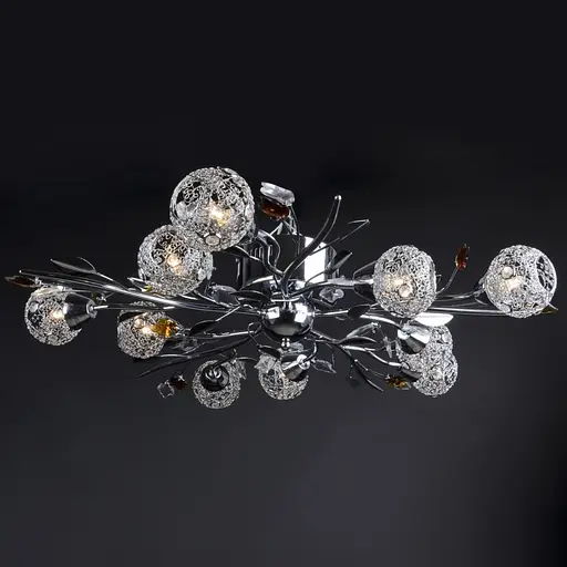 Люстра стельова Brille флористика G9 40W CH (BR-368C/10) - фото 7