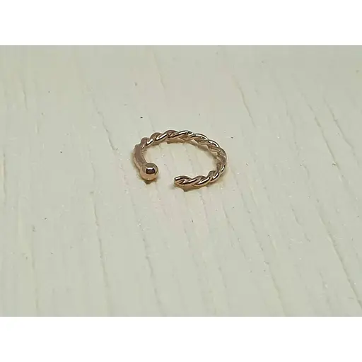 Золота сережка-пірсинг Dear в ніс Dear. 1056 - фото 2