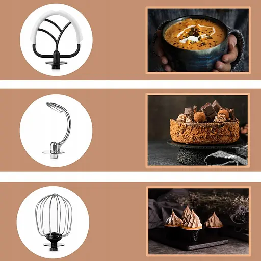 Кухонний комбайн тістоміс Lehmann Chervil Black 2200W - фото 5