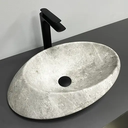 Умивальник VBI Rotello stone matt накладний VBI-017101, Мармур - фото 5