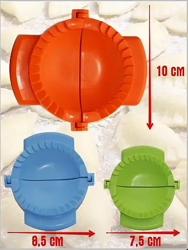 Комплект для приготування пельменів та вареників (килимок 81х61 см, скалка дерево, пельменниця, форми пластик) 88388 - фото 6