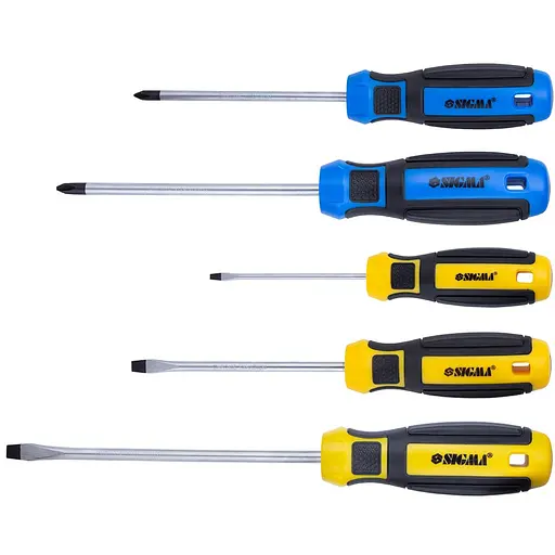 Набор отверток Sigma CrV Mega 5 шт 4009021 - фото 1