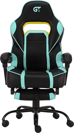 Геймерське крісло GT Racer чорне з ментоловим (X-2748 Black/Mint) - фото 2