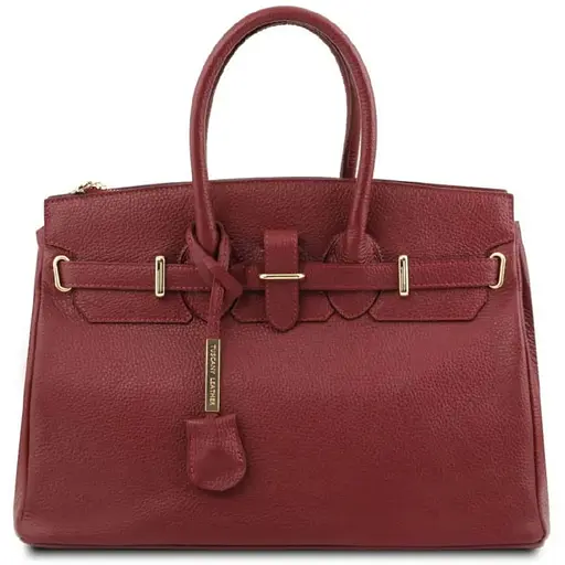 Кожаная сумка женская Tuscany 39х28х18 см sum0028631 - фото 1