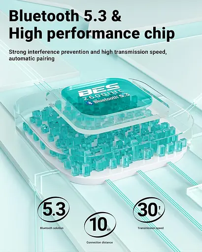 Наушники TWS Acefast T9 porcelain white - фото 3