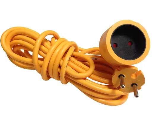 Удлинитель садовый 10м. 10А папа+мама ПВС 2 х 1 100% медь ЛЮМАНО - фото 1