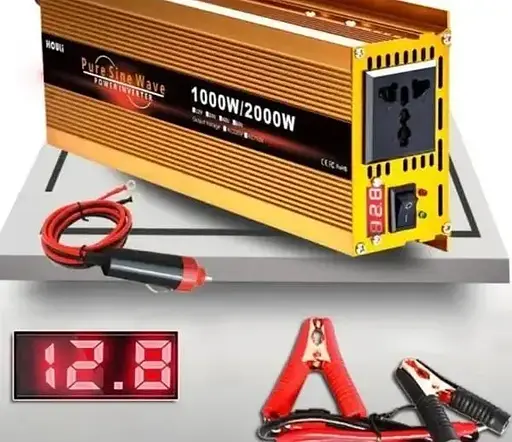 Инвертор для котла с чистой синусоидой 12v-220v 1000w-2000w Преобразователь напряжения - фото 3