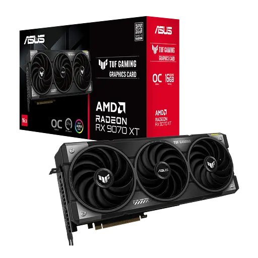 Вiдеокарта AMD Radeon RX 9070 XT 16GB Asus TUF Gaming OC (TUF-RX9070XT-O16G-GAMING)