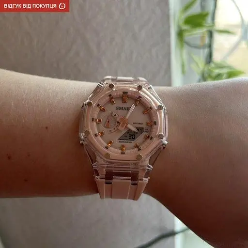 Женские наручные часы Smael Princess (Розовые) - фото 8