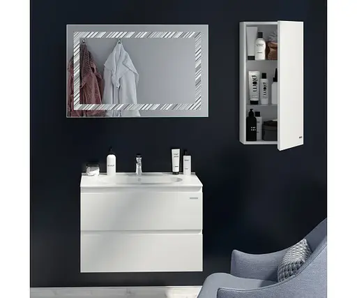 Напівпенал підвісний Sanwerk Slim "Форева Air" 35 білий, правий (MV0000806), Білий - фото 2