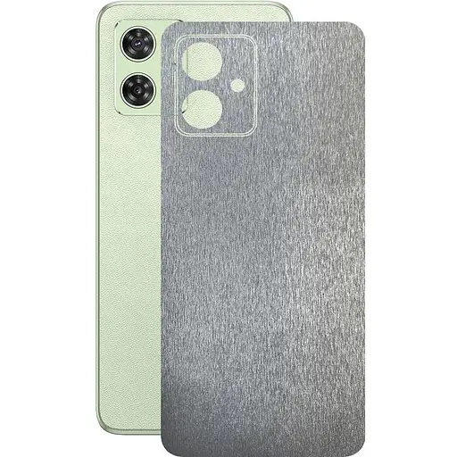 Защитная пленка StatusSKIN для Motorola Moto G54 5G Корпус Винил Металл серебро - фото 1