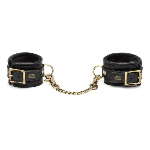 Фіксатори для ніг Fifty Shades of Grey Bound To You Ankle Cuffs чорний - фото 3
