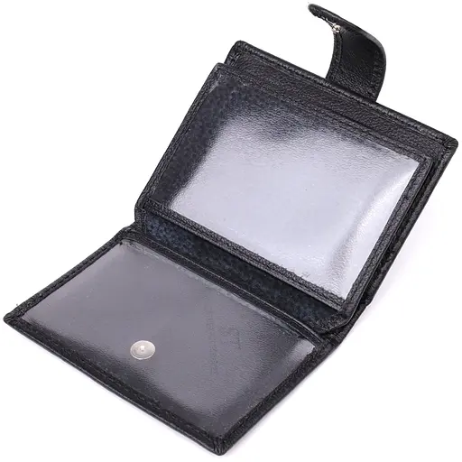 Мужской кошелек вертикальный из натуральной кожи ST Leather 7.5х10.5х1 см acs0029623 - фото 6