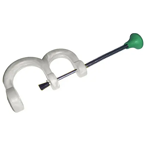 Прибор для удаления косточек выдавливатель косточки (нержавеющая сталь, пластик), Kitchen Master Белый 85618 - фото 1