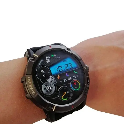 Розумний смарт-годинник Smart Watch NX8 AMOLED Full HD екран з пульсоміром і компасом Чорний - фото 6