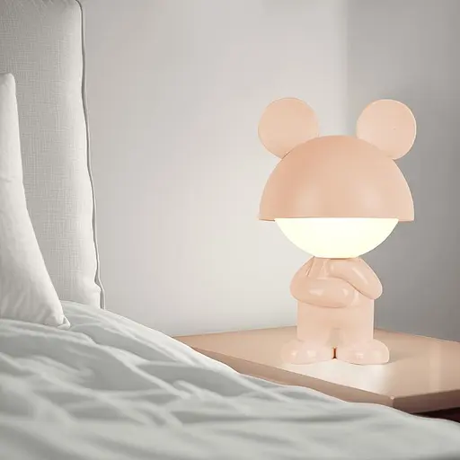 Світильник-нічник Kite LED з акумулятором Dreamy Mouse персиковий (K25-315-2-4) - фото 4