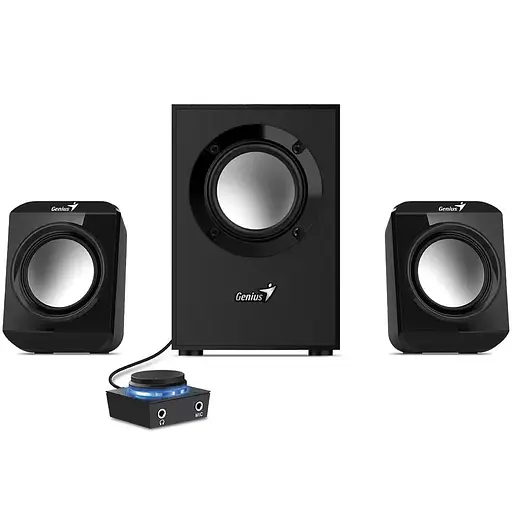 Акустическая система Genius 2.1 SW-2.1 300 II Black (31730053401) - фото 3