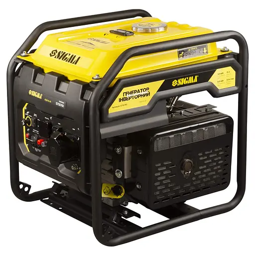 Генератор інверторний SIGMA 5.5/6.0 кВт, однофазний, ручний запуск (5710761) - фото 4