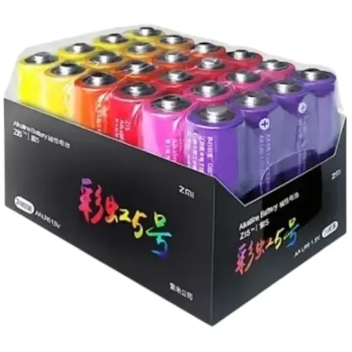 Набір батарейок Xiaomi ZMi Rainbow AA 24 штуки (AA524) - фото 1