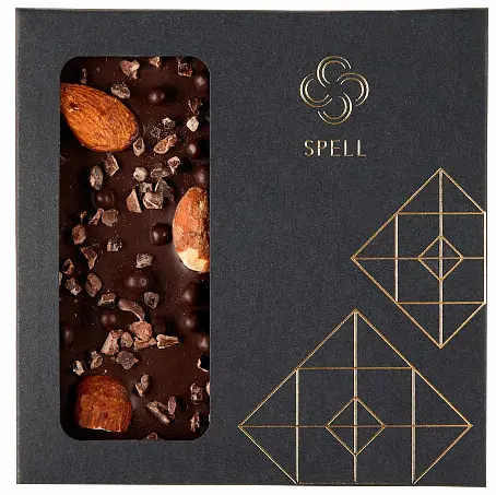 Шоколад Spell із шоколадною карамеллю темний 100 г