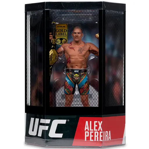 Фігурка UFC Alex Pereira - UFC SportsPicks - Gold Label - Posed - фото 6