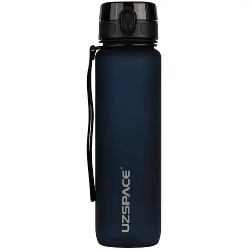Бутылка Uzspace Colorful Frosted 3038 1000 мл, Dark Blue - фото 1