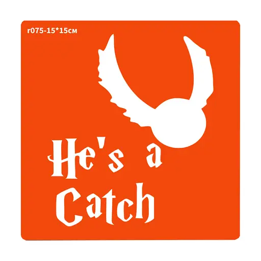 Трафарет для био-тату Гарри Поттер Fresh Tattoo r075-15*15см, размер 15х15см - фото 1