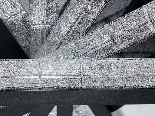 Стельова LED люстра Diasha чорна 70 W - фото 4