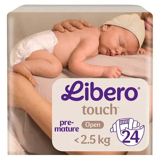 Підгузки Libero Touch Prema 0 (до 2.5 кг), 24 шт.