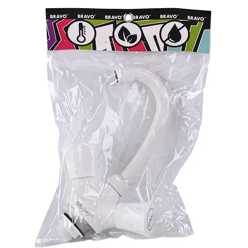 Змішувач для умивальника Bravo B2-00-401 термостійкий ABS пластик білий - фото 2