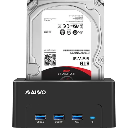 Зовнішня кишеня Maiwo для HDD 2,5"/3,5" SATA через USB3.0 (K308H) - фото 2