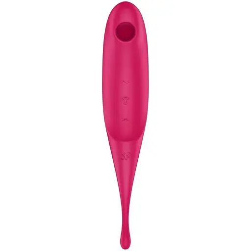 Вібратор для клітора із вакуумною стимуляцією Satisfyer Twirling Pro Red Red - фото 4
