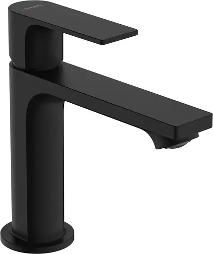 Смеситель для умывальника Hansgrohe Rebris E 110 с д/к pop-up Matt Black 72557670 Черный матовый - фото 1