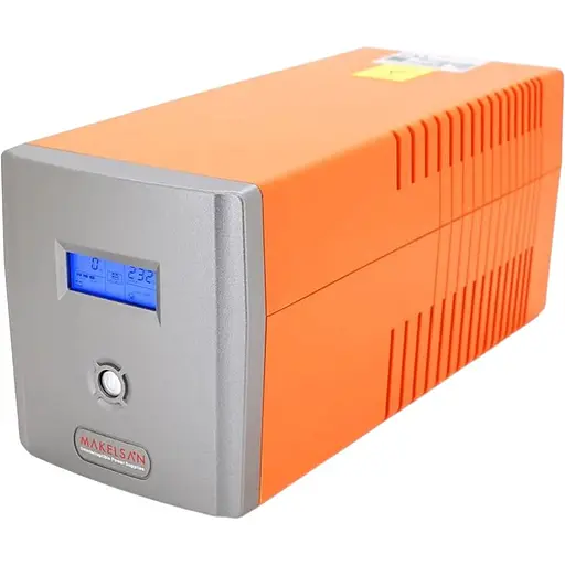 ИБП Makelsan Lion1500VA (900W) Standby-L, LCD, 170-280VAC, AVR 1st, 3xSCHUKO socket, 2x12V9Ah, Plastic Case (150 х 353 х 162)