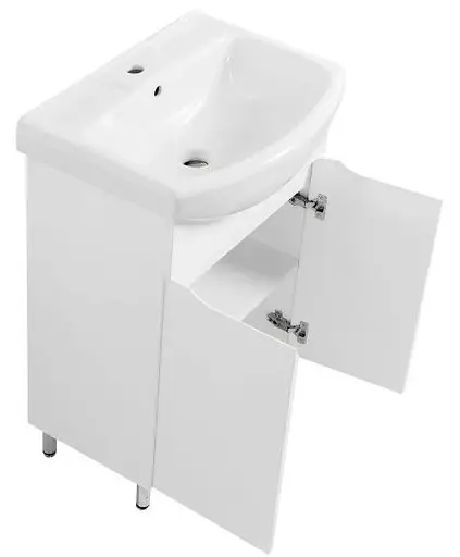 Тумба підлогова ПіК Альба Т1 під раковину Cersanit Cersania 50 см Білий 30412 - фото 2