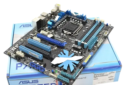 Материнская плата Asus P7P55D-E LGA 1156 (P7P55D-E) Б/У - фото 2