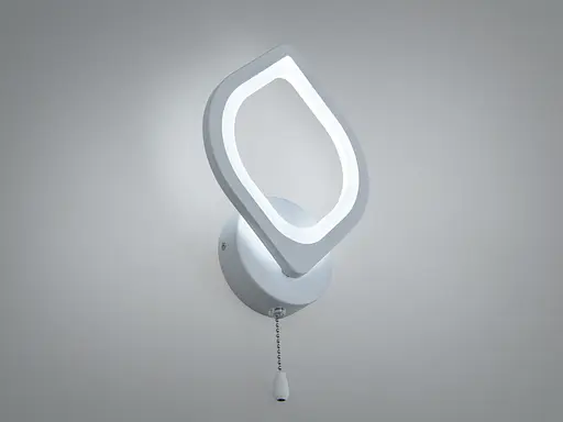 Настінний приліжковий світильник Romin LED потужністю 17 Вт білий - фото 3