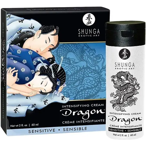 Стимулирующий крем для пар Shunga Dragon Cream Sensitive 60 мл более нежный эффект