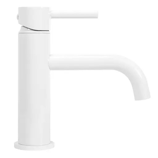 Смеситель для умывальника Rea Lungo низкий white REA-B4401 Белый - фото 2