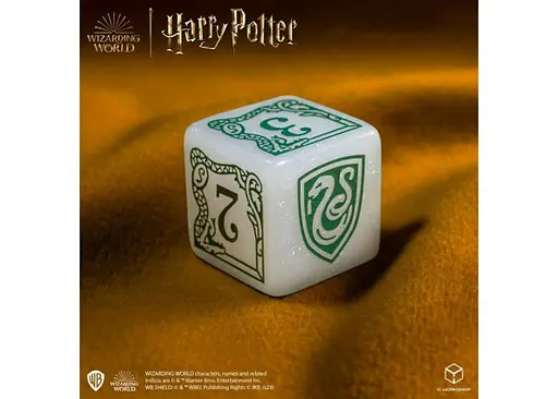 Набір кубиків Harry Potter. Slytherin Modern Dice Set - White , 7 шт. (190142/2023/2/B) - фото 4