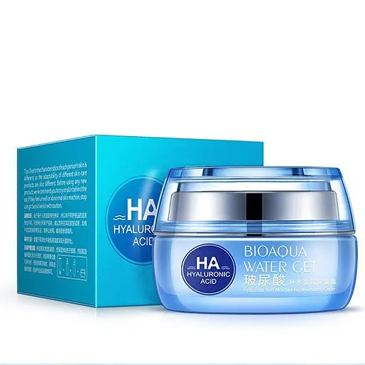 Крем для обличчя Bioaqua HA Hyaluronic Acid Water Get з гіалуронової кислотою Moisture Replenishment Cream 50 г