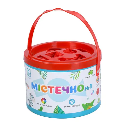 Детская деревянная игрушка "Городок №1" Limo Toy MD 0938-1, 24 блока - фото 7