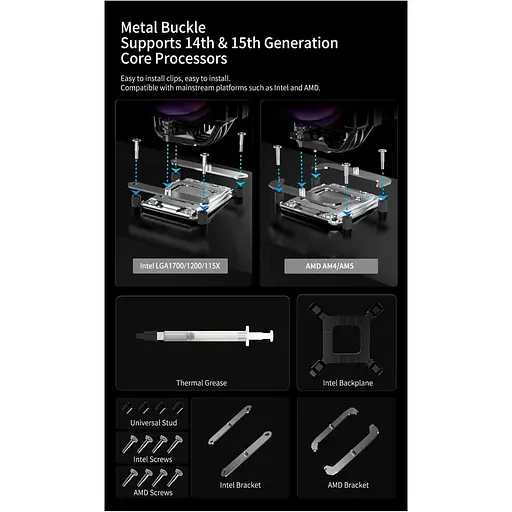 Кулер для процесора GameMax Gamma 90 Digital BK (Gamma 90 Digital BK) - фото 9