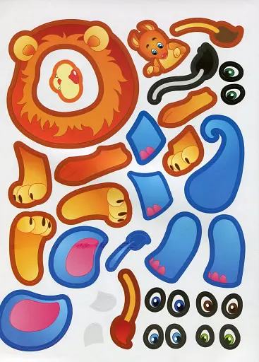 Аплікації-наліпки. Тварини - фото 5